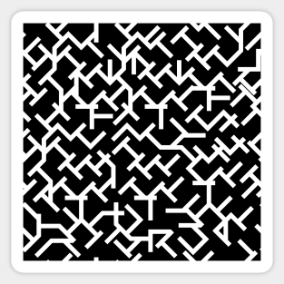 Geometric Labyrinth Sticker